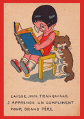 Lecture complice avec mon grand-p&egrave;re